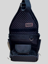 Papermania Craft Tote Liquorice Dot Carry Bag. Unused