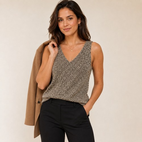 Wool cashmere blend knit - wool,