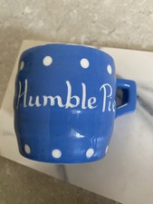 Vintage Small Blue Polka Dot