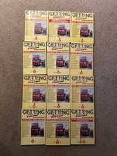London Transport (Getting About by bus) Local Timetables Bundle (12) 1985-1987