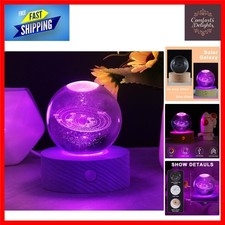 Solar system crystal ball - 3d,