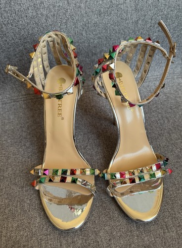 Bigtree studded heels - studded, 5