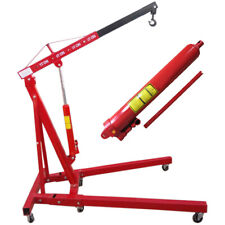 1 Ton Mobile Workshop Engine Crane Stand For Garage Car Service Mechanic Lift