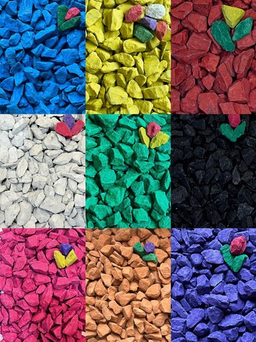 1kg coloured stones - 1kg,