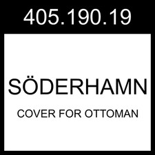 IKEA SODERHAMN SÖDERHAMN Cover For Ottoman Fridtuna Light Beige  405.190.19