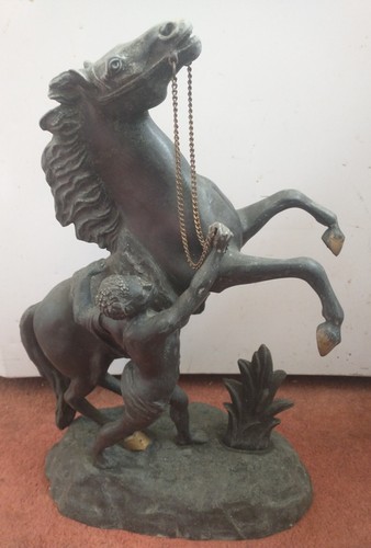 Spelter figural statue - of, man