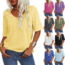 Womens Summer Tops Short