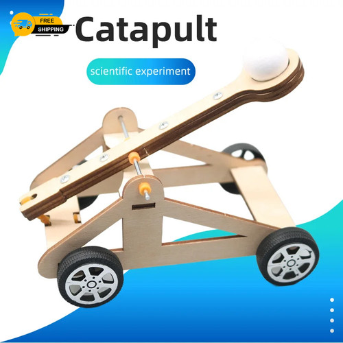 Diy catapult science toy kit - science,