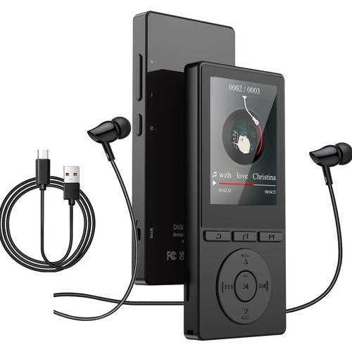 Stylish black mp3 - black,