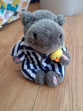 Small Silent Night Hippo with