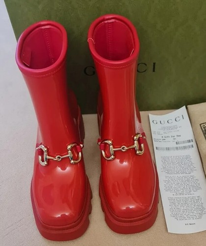 Gucci brand new red wellington - new,