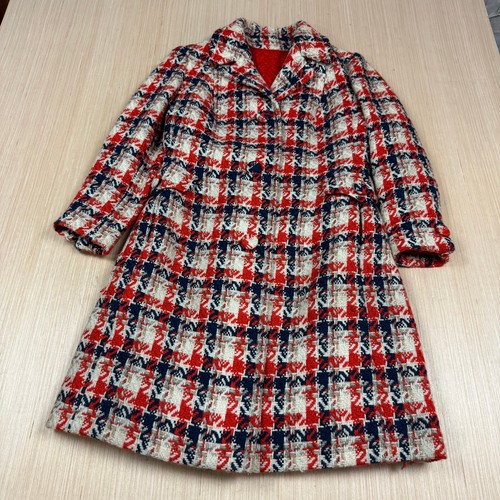 Vintage 60s tweed swing coat - vintage,