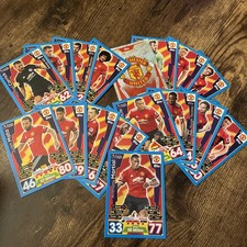 Match Attax 17/18 Manchester United Cards 