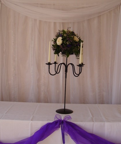 Pair 66cm black wrought - pair,