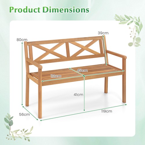 Person patio acacia - 2-person,