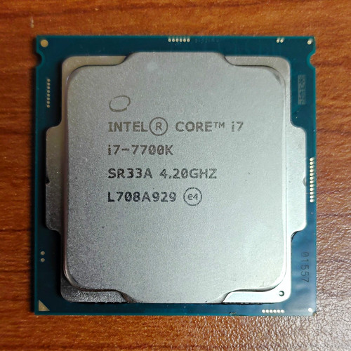 Intel core 7700k 7th - i7-7700k, gen