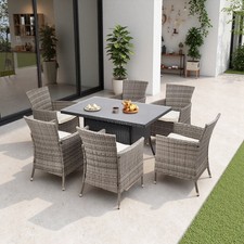4/6 Seater Rattan Garden