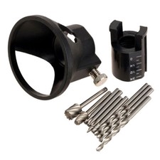 11pcs Dremel Rotary Multi Cutting Guide Attachment Locator HSS Router Drill Bit