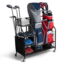 Garage Golf Bag Storage Rack