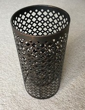 Cylinder Metal Lamp Base Bronze Effect 30cm height