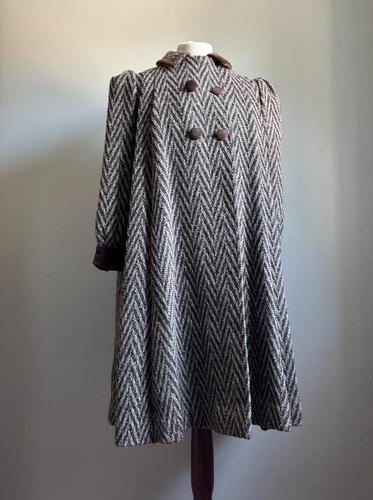 Vintage girls wool coat age - girls,