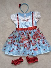 Girls 5-6 Years Dorothy From The Wizard Of Oz Dressing Up Costume Set
