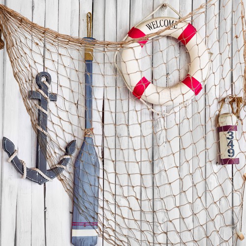2pcs fish net decorations - decorations, for