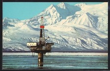 AK Cook Inlet, AK, offshore drilling rig, producing oil in Cook Inlet, oil oil 