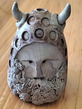VIKING POTTERY FIGURE 7cm TALL