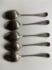5x Dixon EPNS 7” Spoons 
