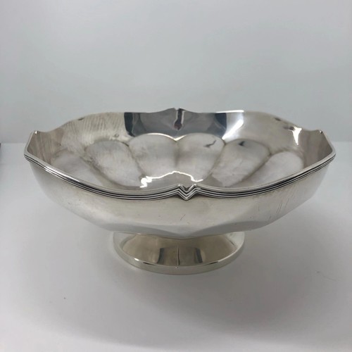 Antique silver pedestal fruit