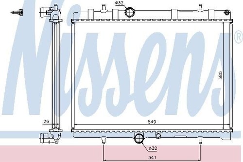 Nissens radiator for - nissens,