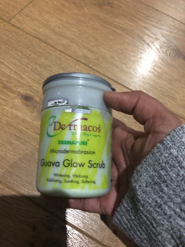 Dermacos guava glow scrub 200g - scrub,