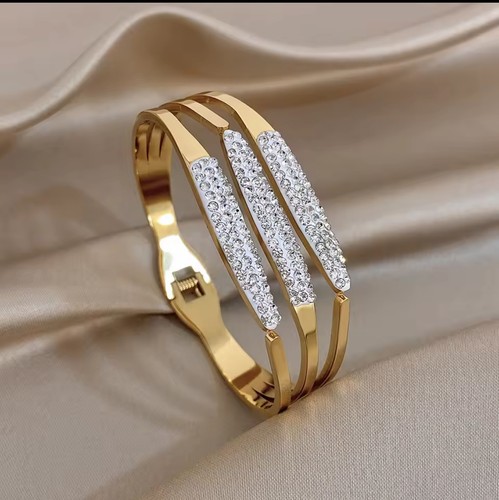 18k tier cuff bangle - tier,
