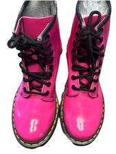 Dr. Martens Hot Pink Patent