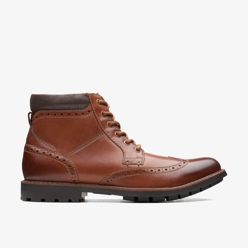 Clarks mens curington rise tan - clarks,
