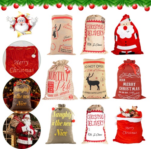 Large christmas sacks santa - christmas,