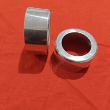 BSA, Triumph, Norton etc Cafe Racer alloy rear shock spring covers NOS