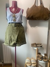 Zara Honey Suede Flat Sandals