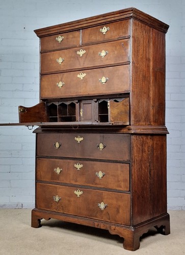 Georgian secretaire chest - georgian,
