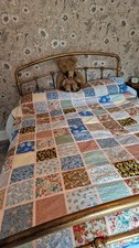 patchwork quilt double bed