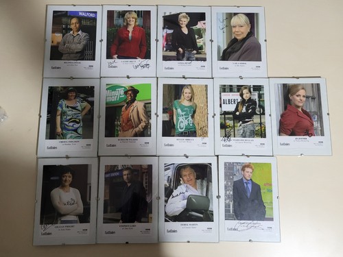 Eastenders signed cast - signed,