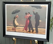 Big!! 35"x27" The Singing Butler by Jack Vettriano Deluxe Framed Print 