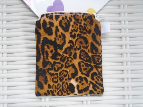 Leopard print purse - print,