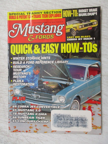 Mustang fords magazine nov - &,