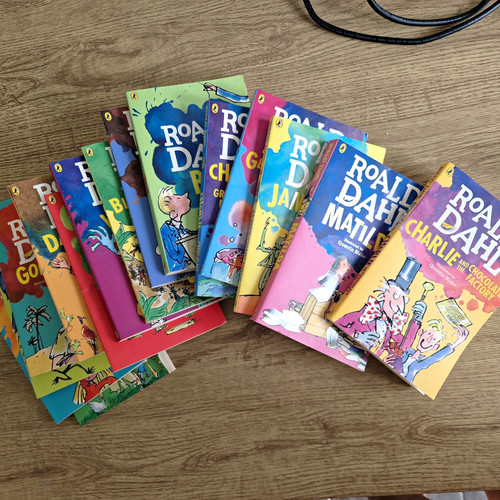 Roald dahl books puffin - x,