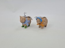 Hamish The Highland Cow Winter Ornament Bundle X2