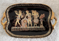 Greek Porcelain Platter Gold 