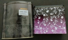 2 x Collectable Twinnings Earl Grey Teabags Empty Tins
