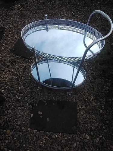 Drinks trolly two tier on - two, tier,